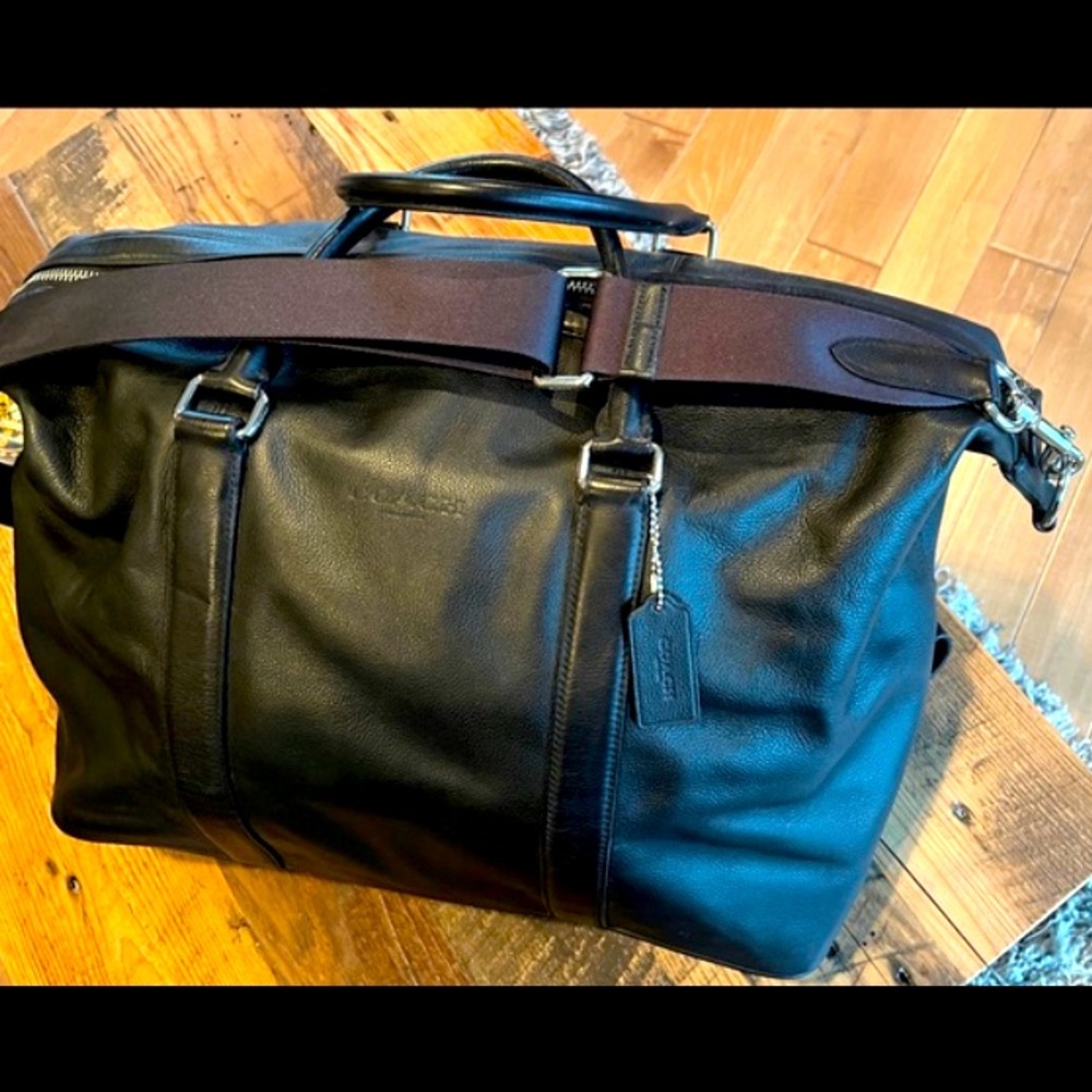 Coach Leather Metropolitan Travel Duffle